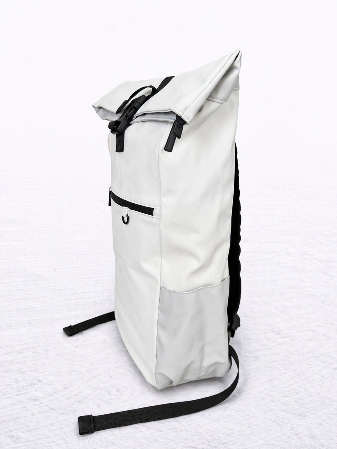 Crème Rolltop Rugzak – Ruim, Waterafstotend & Modern Design