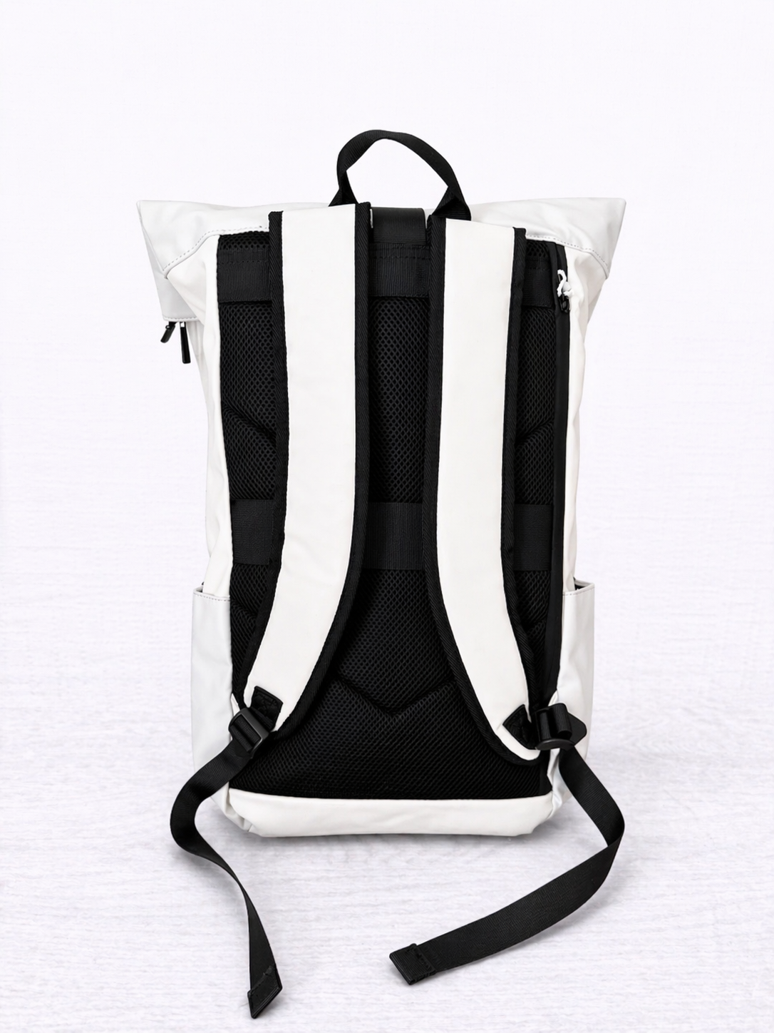 Crème Rolltop Rugzak – Ruim, Waterafstotend & Modern Design