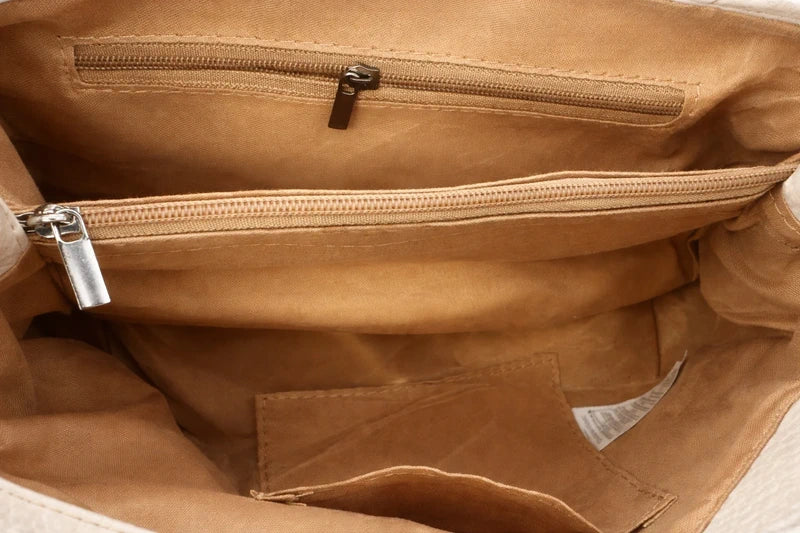 Handtas in Cream Kleur – Compact, Stijlvol en Praktisch