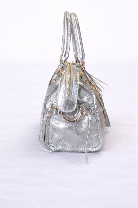 Zilverkleurige handtas – Collectie Vittoria
