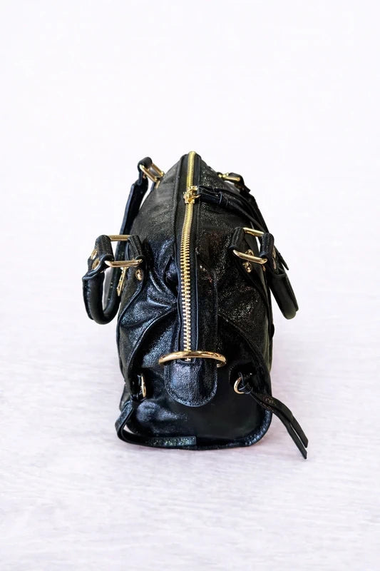 Zwarte blinkende handtas – Collectie Vittoria