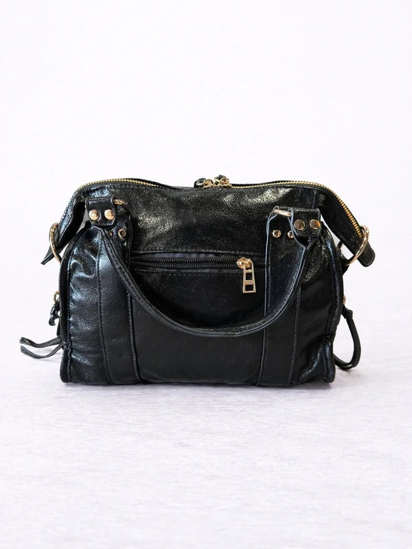 Zwarte blinkende handtas – Collectie Vittoria