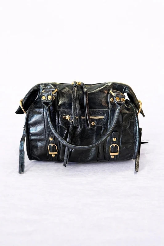 Zwarte blinkende handtas – Collectie Vittoria
