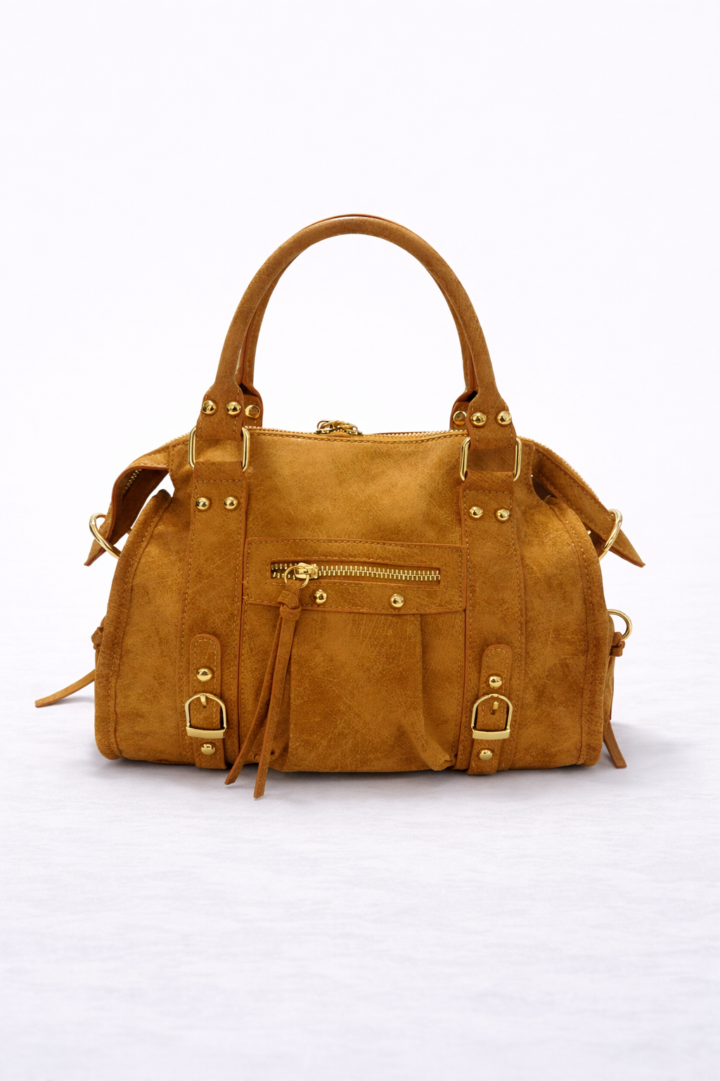 Cognac handtas dames – Vittoria collectie – schoudertas & crossbody 30x20x15 cm