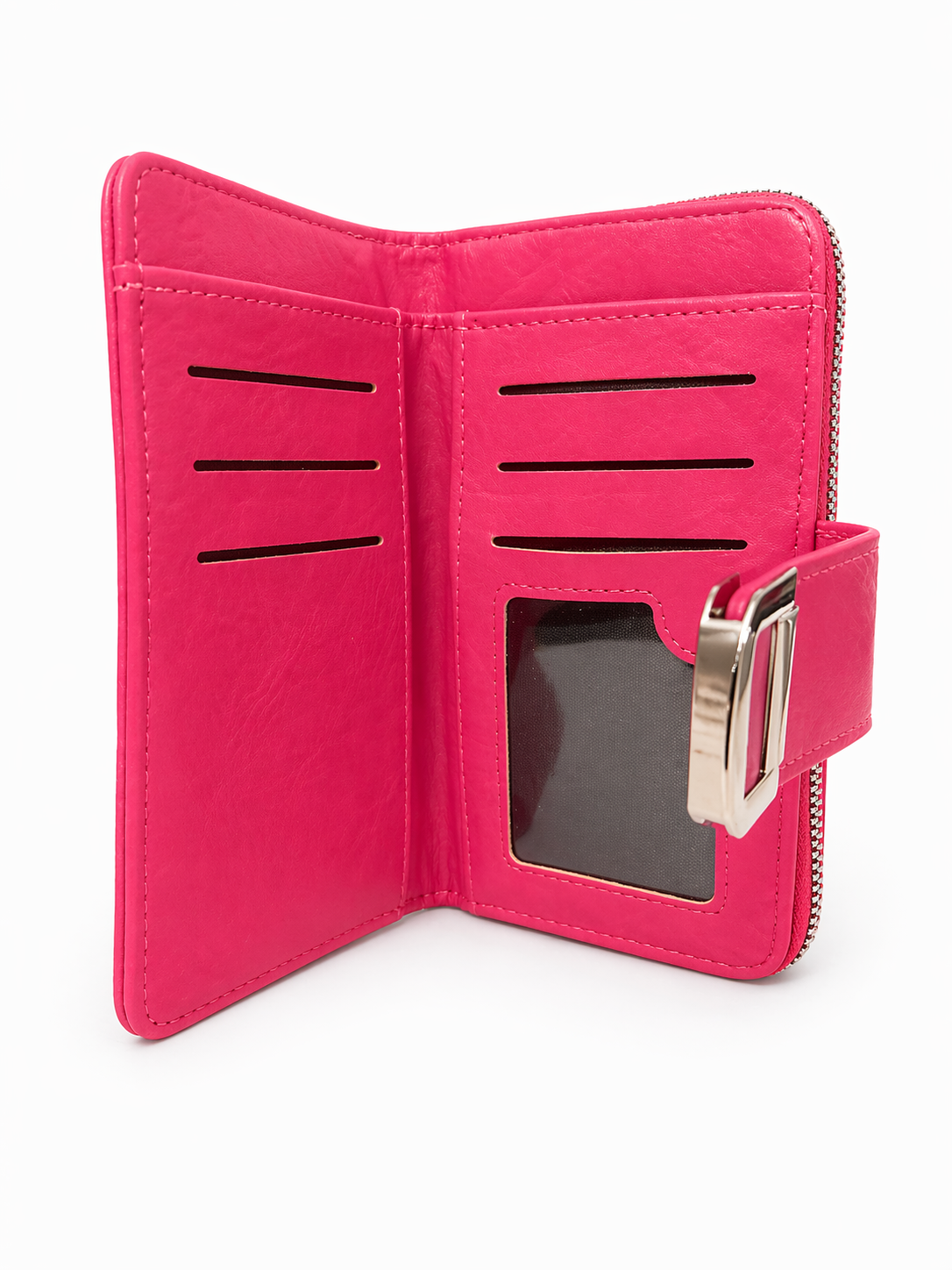 Stijlvolle Roze Portefeuille – Compact & Praktisch