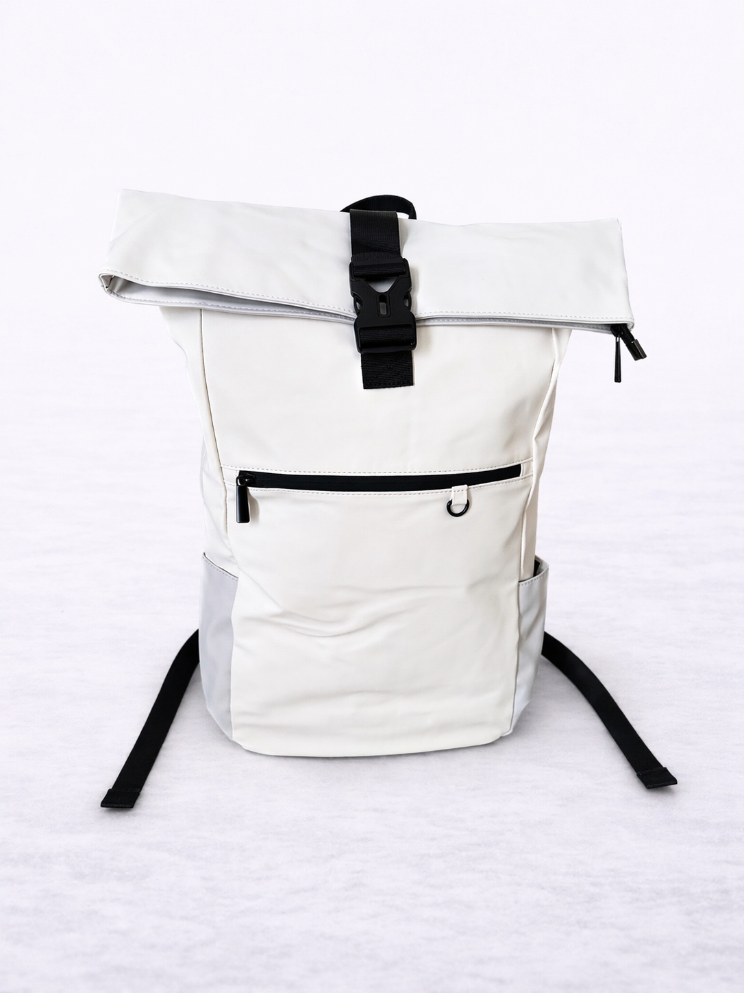 Crème Rolltop Rugzak – Ruim, Waterafstotend & Modern Design