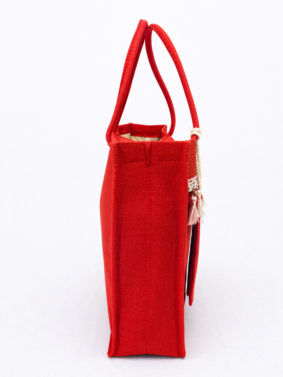 Trendy Rode Strandtas – Ruim, Stijlvol & Zomers