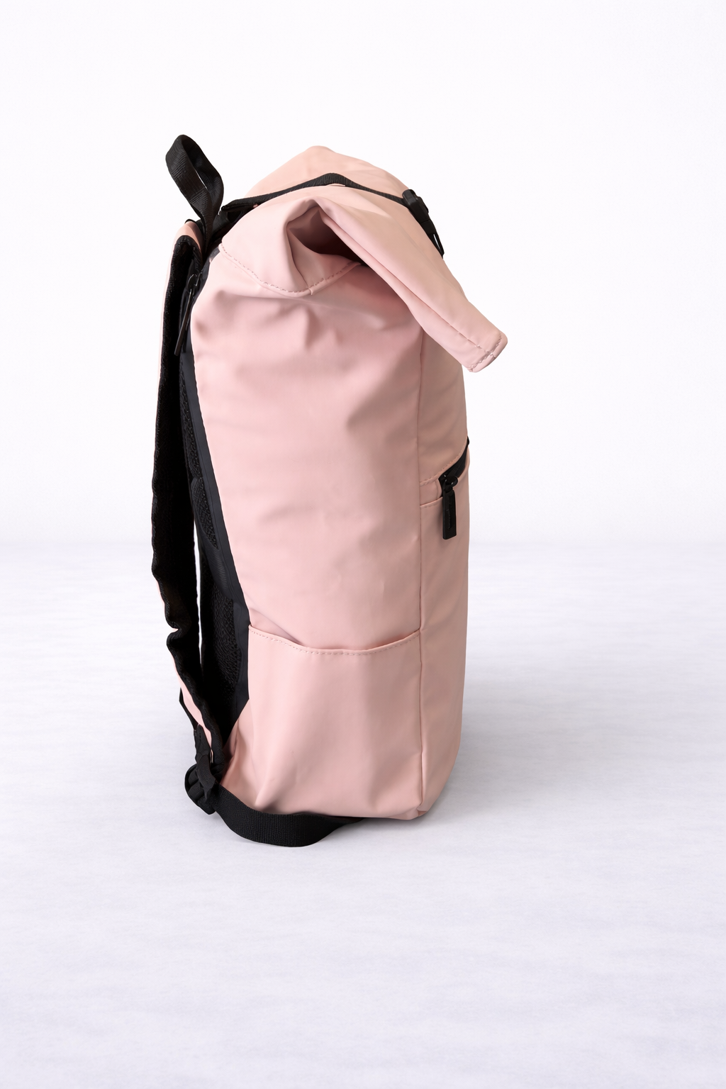 Roze Rolltop Rugzak – Ruim, Waterafstotend en Ideaal voor Dagelijks Gebruik & Reizen