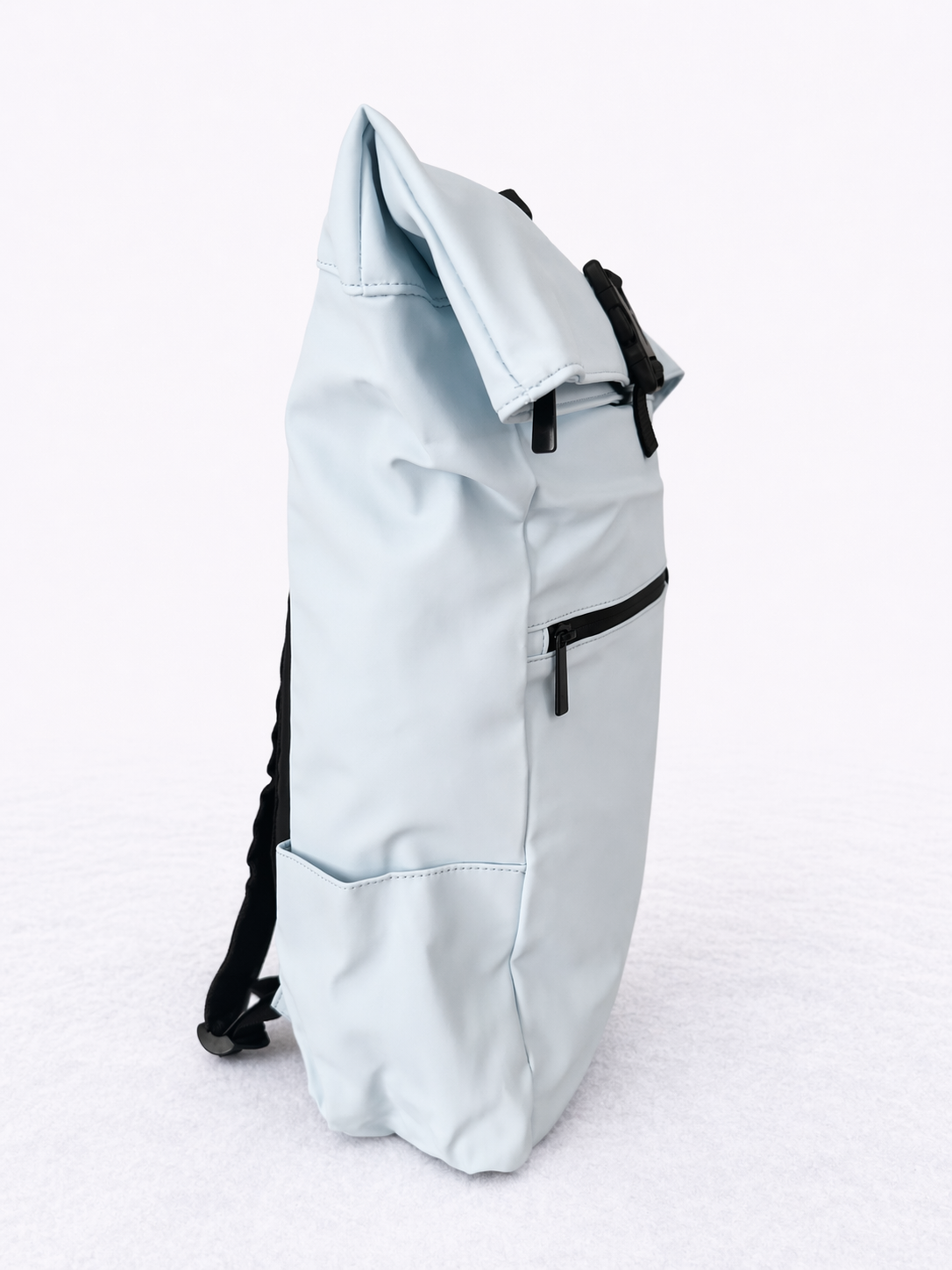 Ice Blue Rolltop Rugzak – Ruim, Waterafstotend & Modern Design