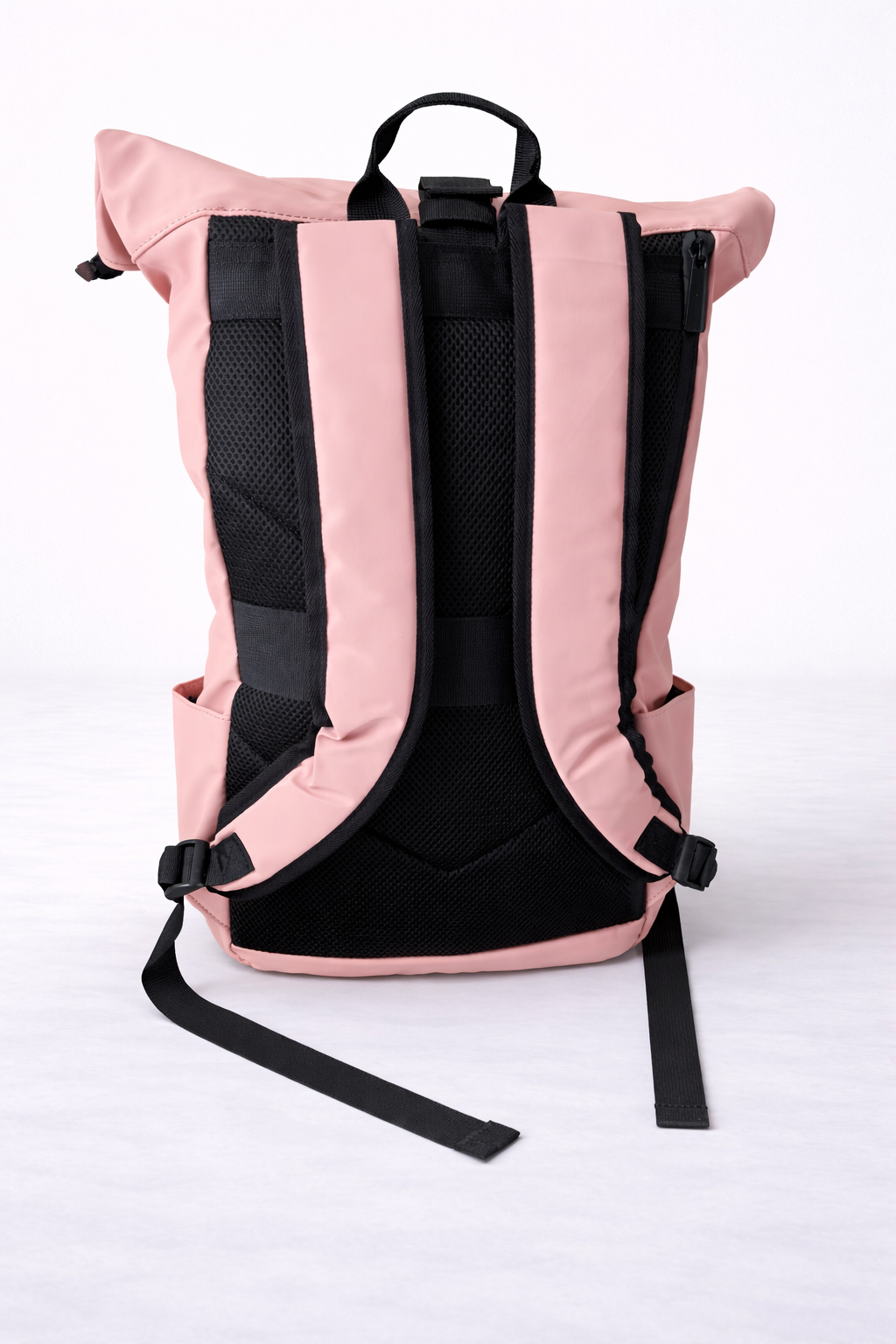 Roze Rolltop Rugzak – Ruim, Waterafstotend en Ideaal voor Dagelijks Gebruik & Reizen