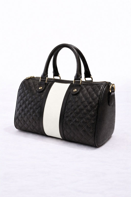 Zwarte Mini Duffle Bag – Stijlvol & Compact
