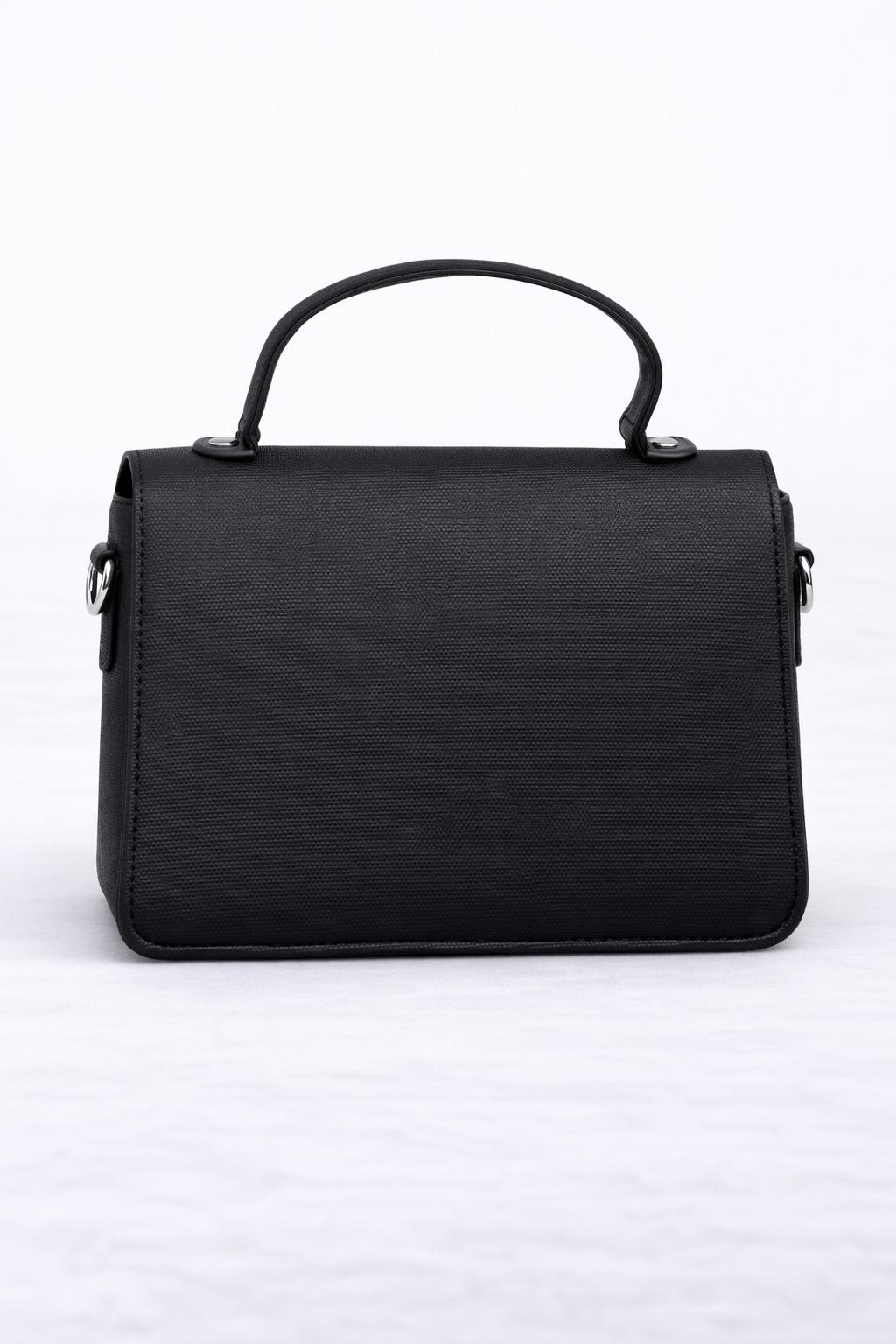 Elegante zwarte mini handtas - compact & stijlvol